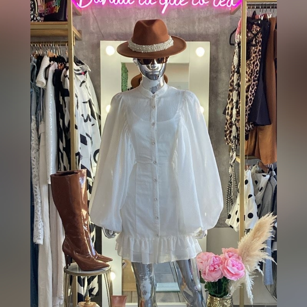 Luxxel White Midi Dress